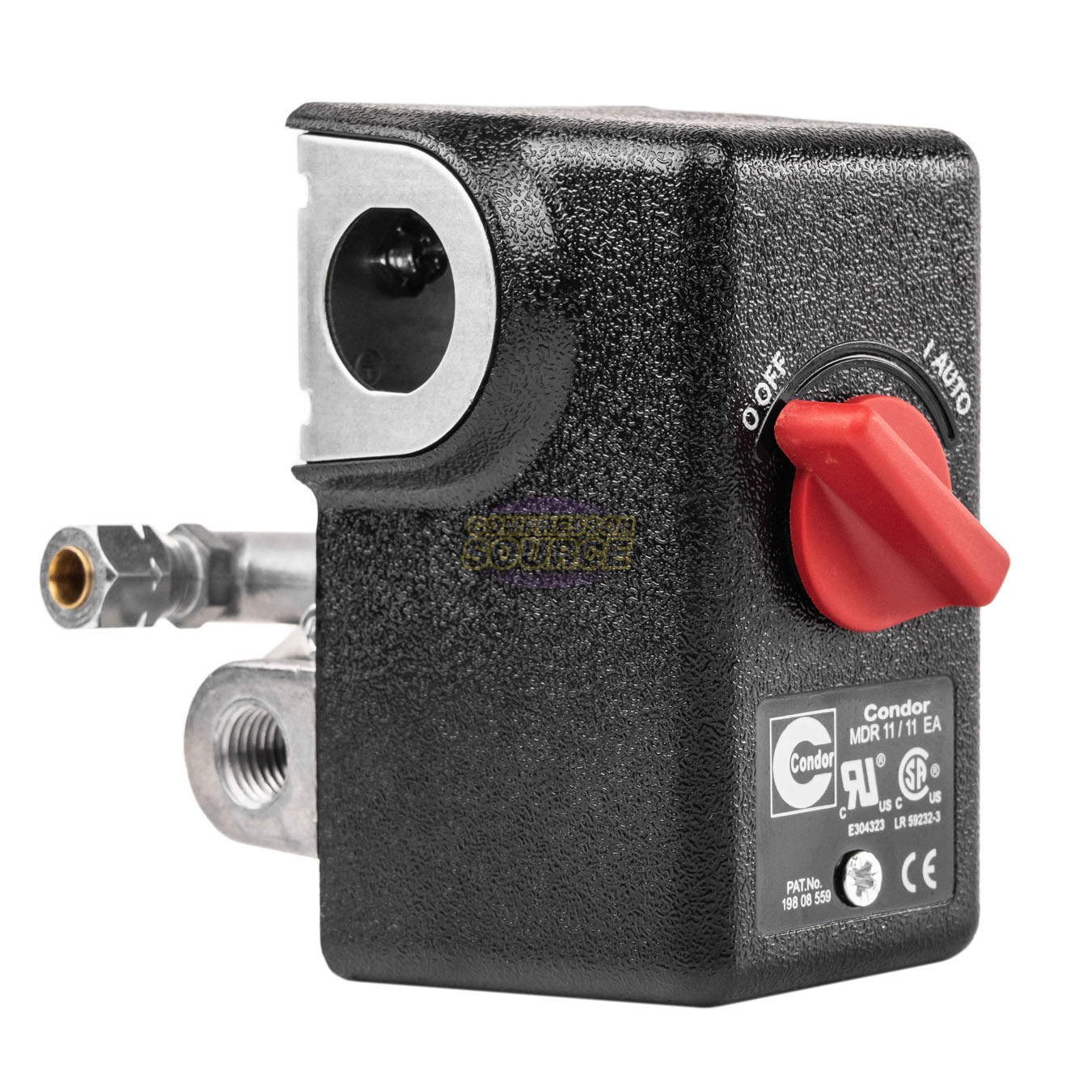 Condor 11GC2E Pressure Switch Control Valve 100125PSI 4 Port 1/4" FNPT